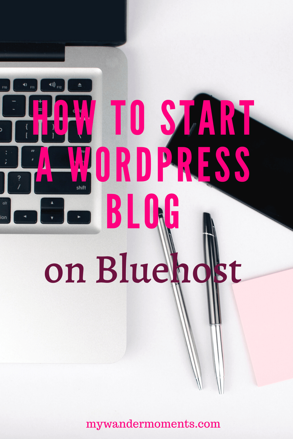 how to start a blog on bluehost