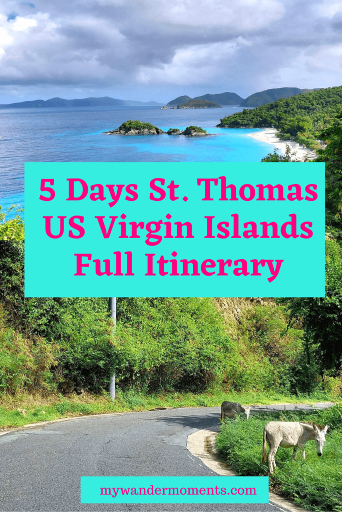 5 days itinerary st thomas