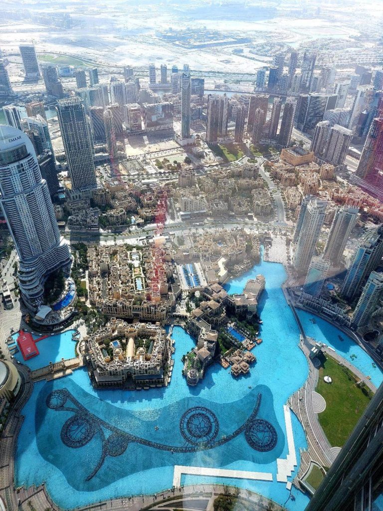 view from top burj khalifa